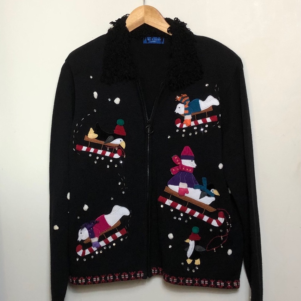 Karen Scott Sport sweater size L